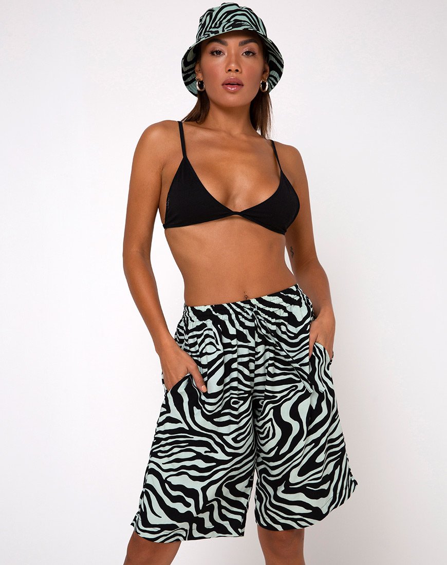 Bild von Alvaro Short in Wavey Zebra Mint