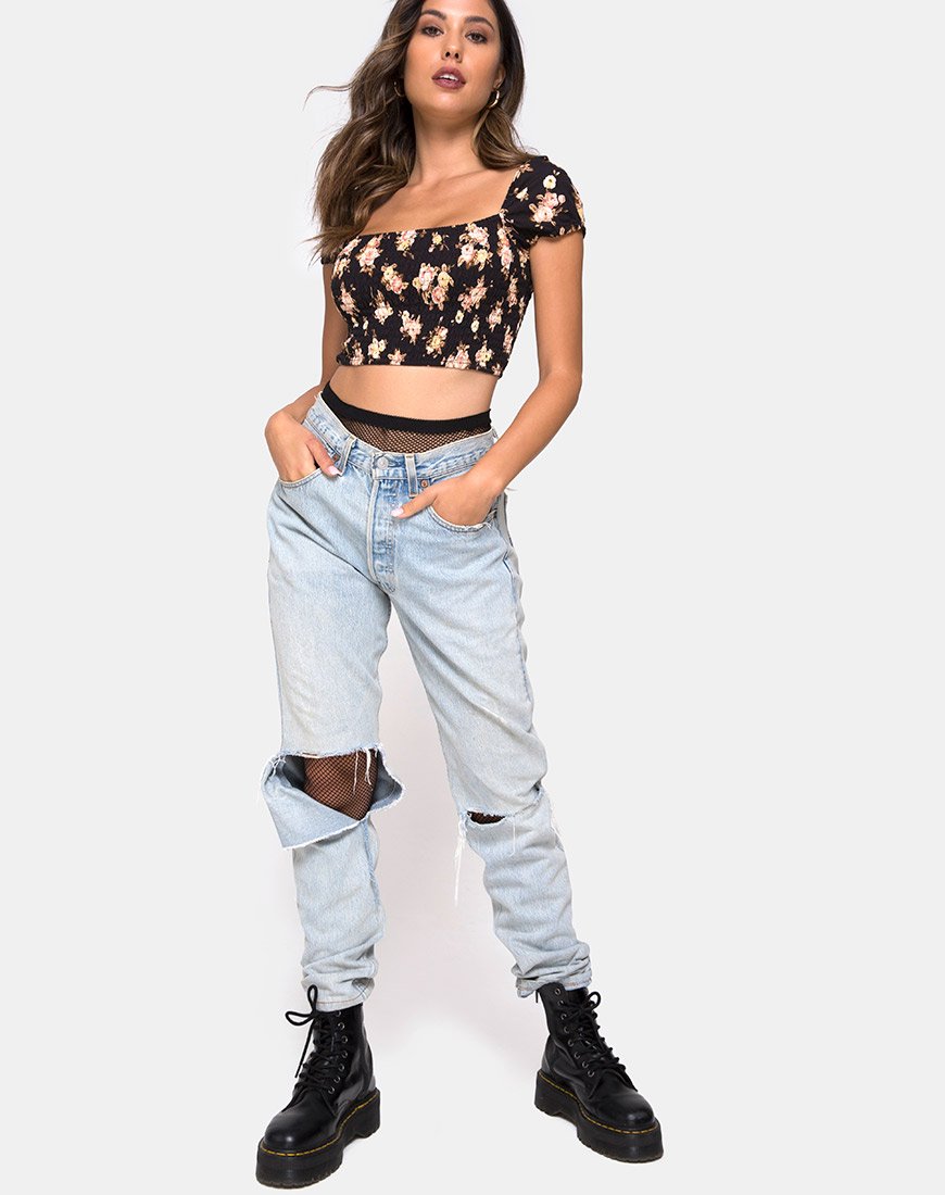 Bild von Alya Crop Top in Antik Rose