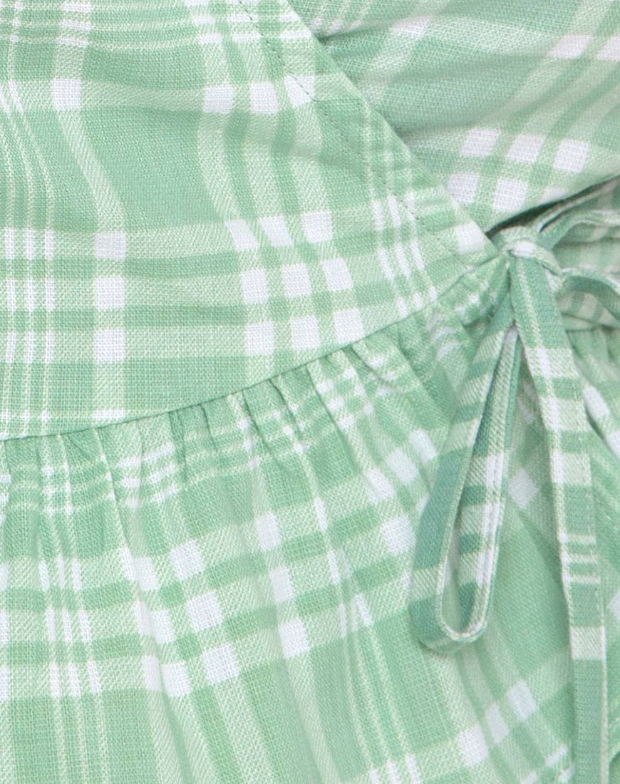 Bild von Amiya Top in Tischtuch Neo Mint
