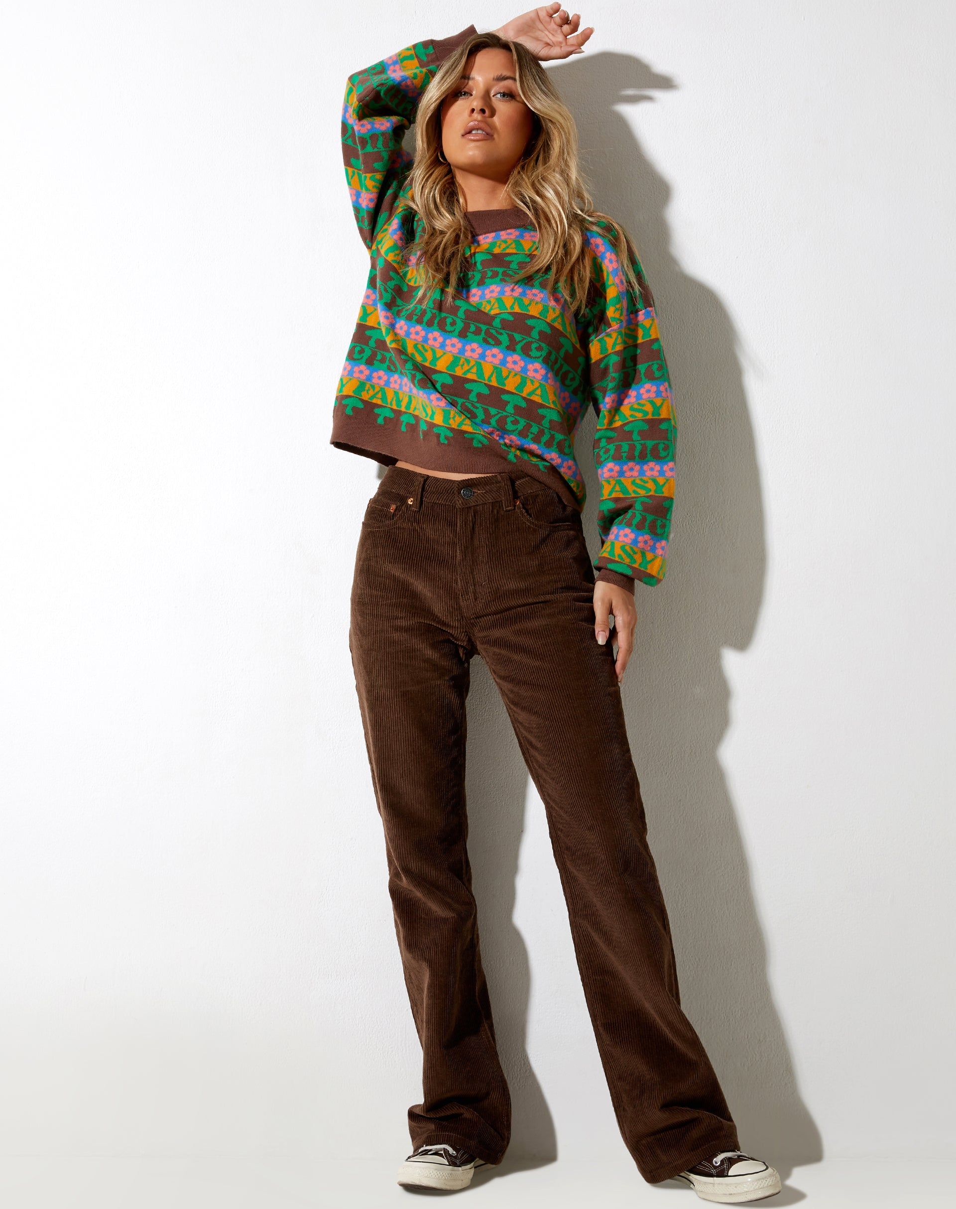 Image of Ammar Pullover in Fairisle Mix Braun