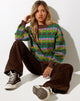 Image of Ammar Pullover in Fairisle Mix Braun