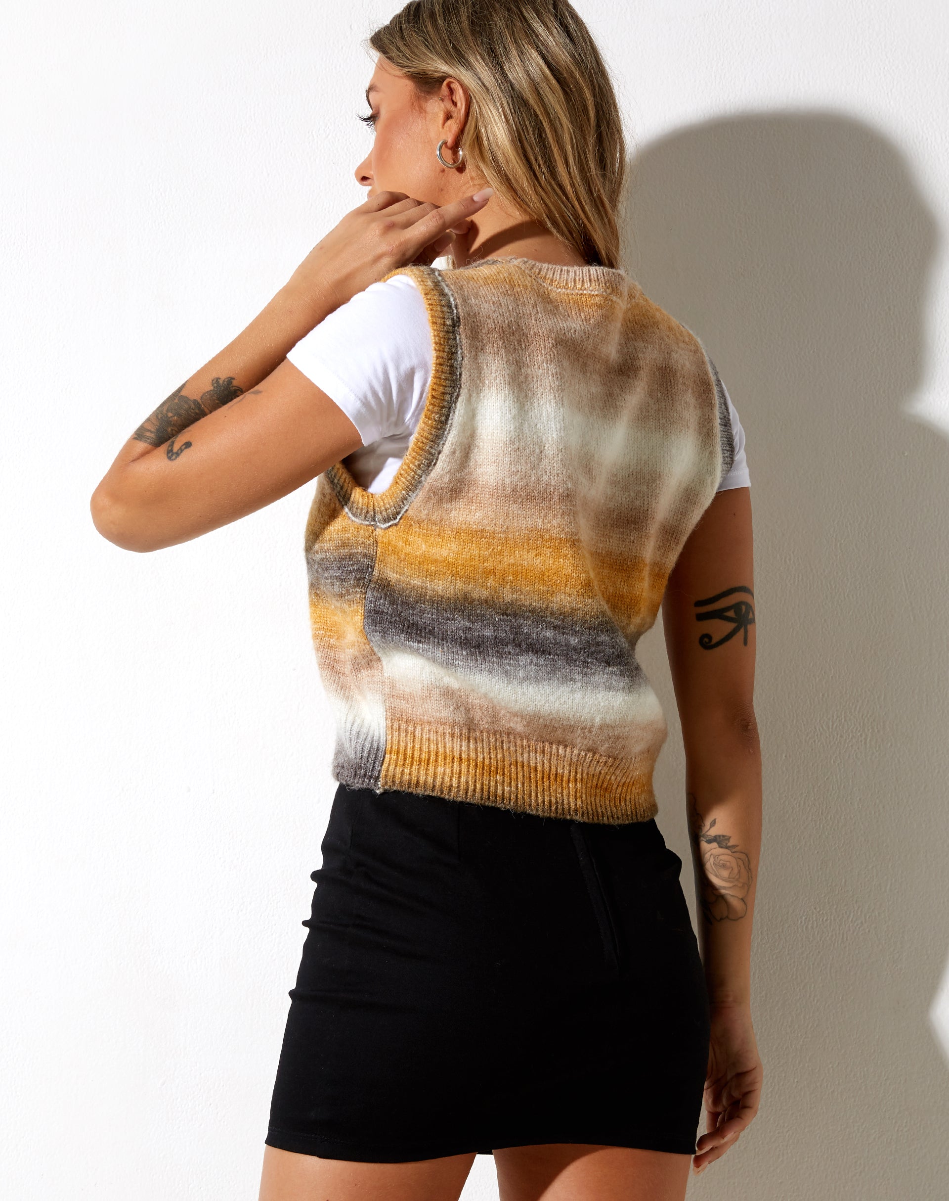 Bild von Shaya Tank in Knit Mustard