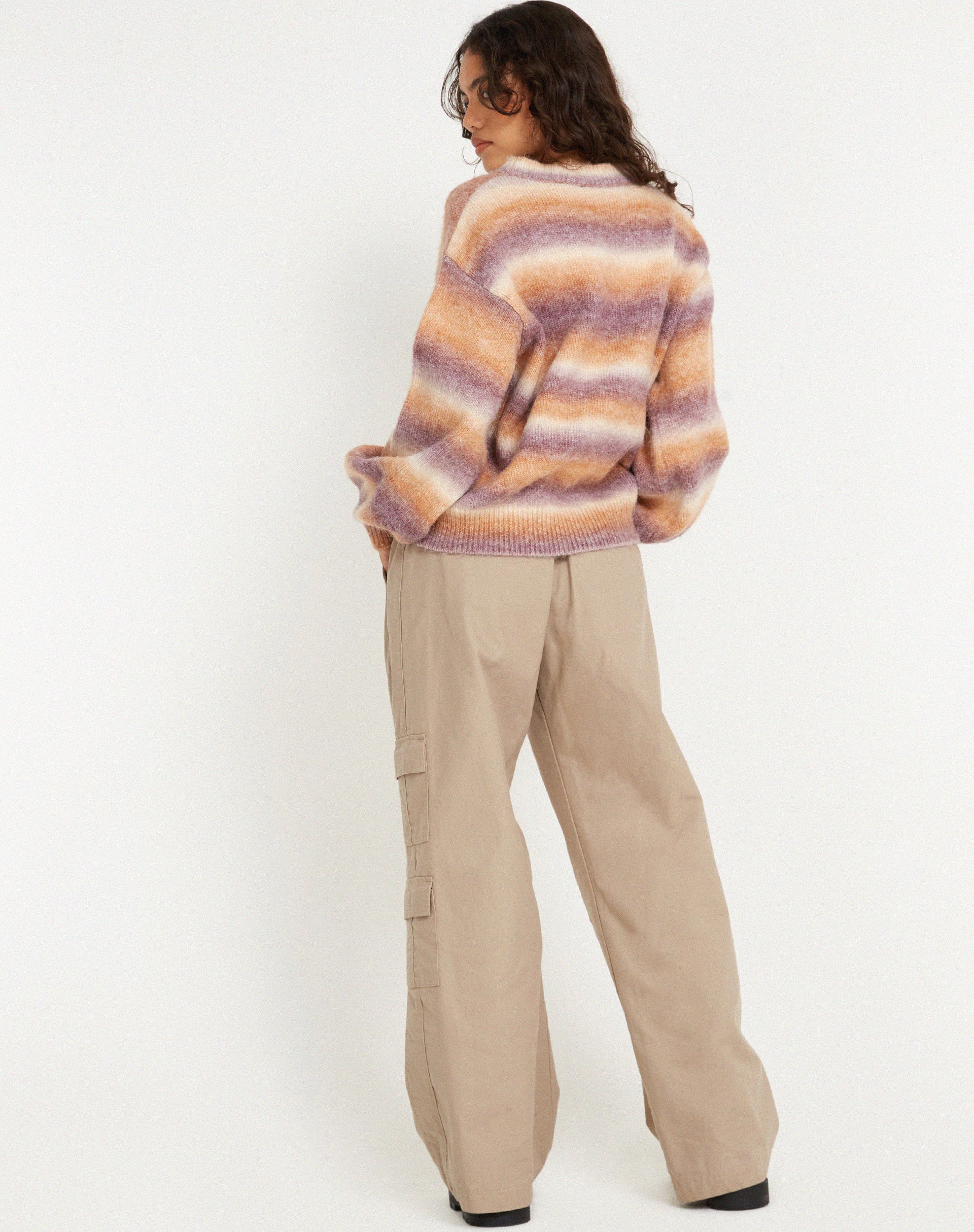 Bild von Ammaria Pullover in Lila Braun Creme