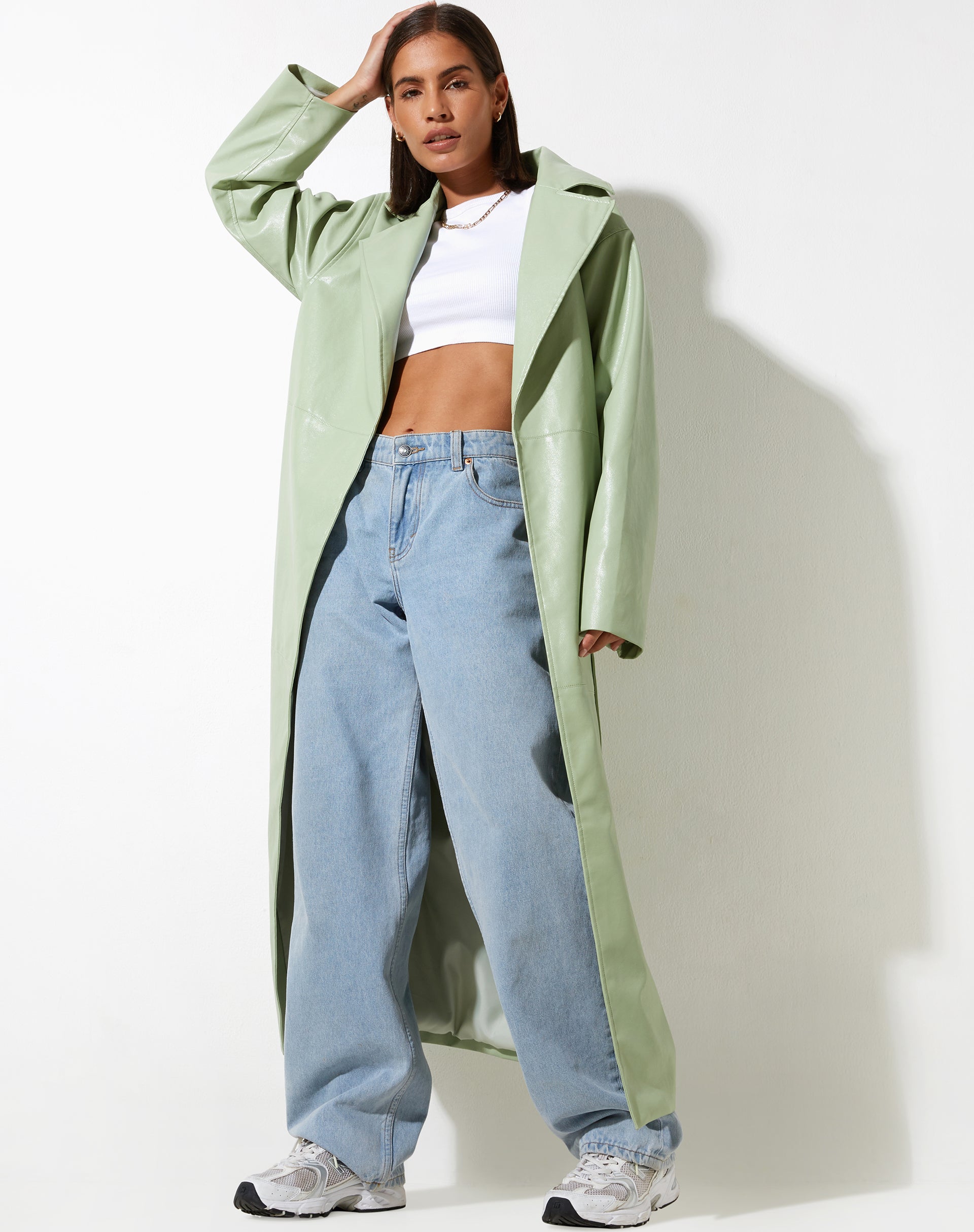 Abbildung von Ejo Trenchcoat in PU Mint