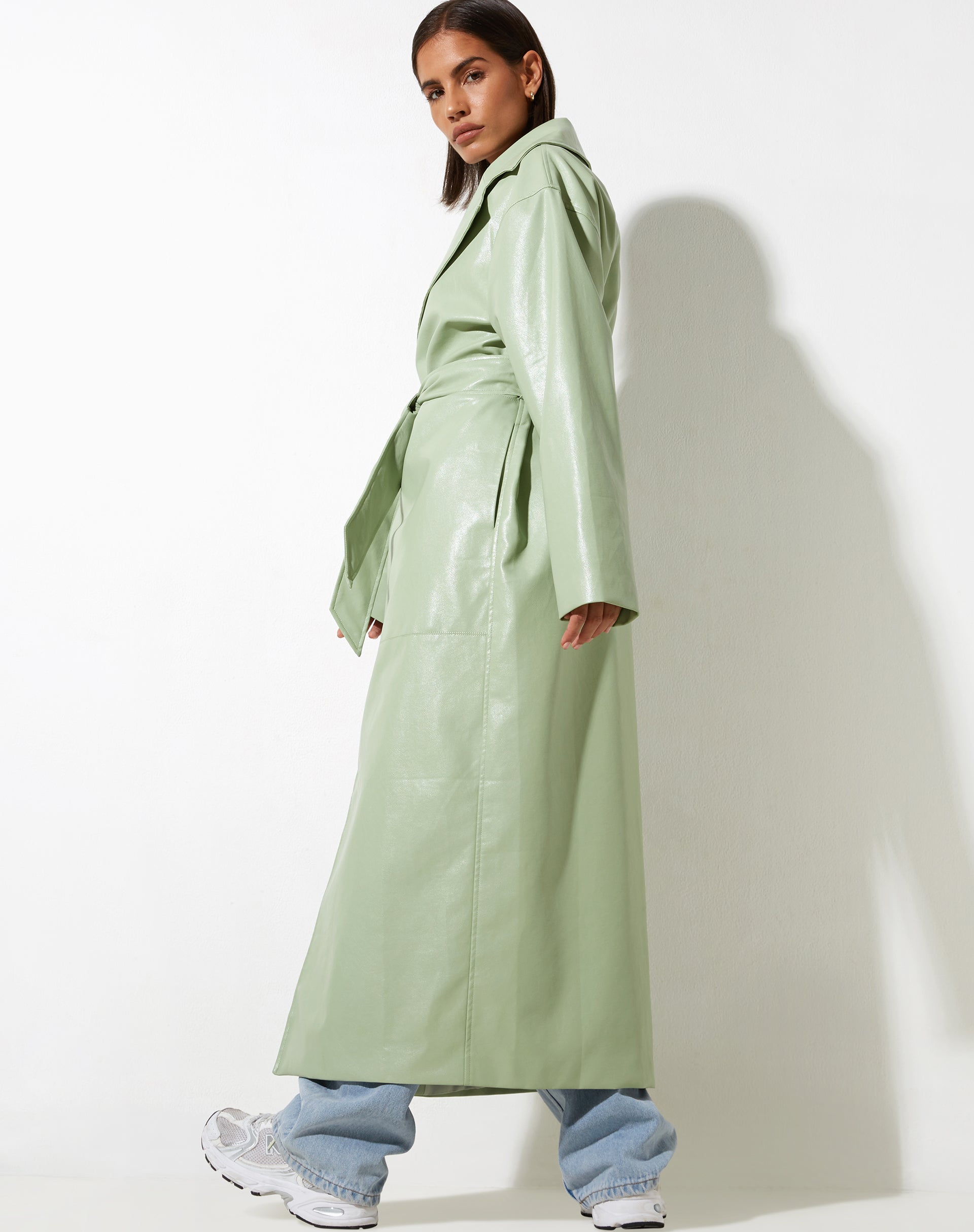 Abbildung von Ejo Trenchcoat in PU Mint