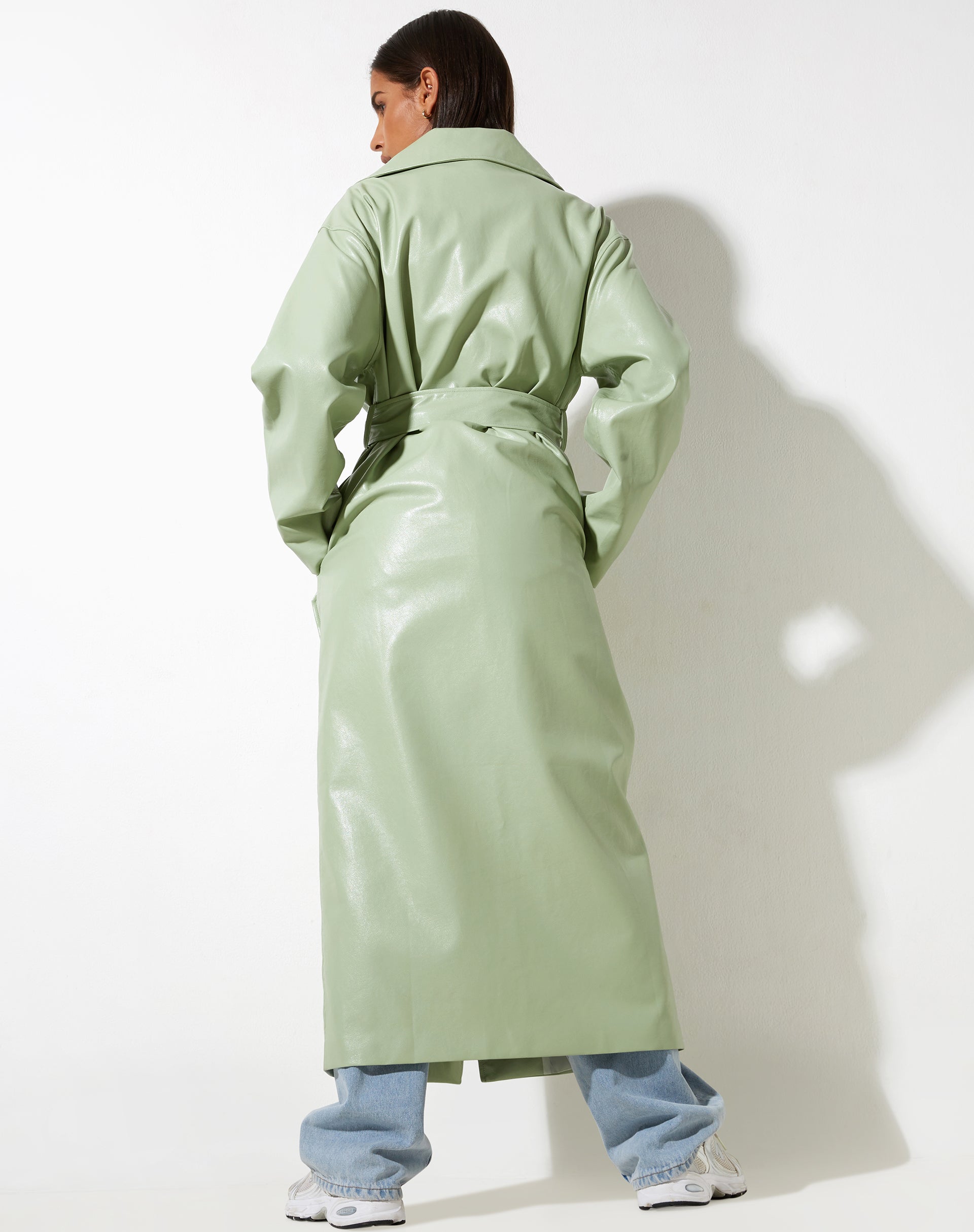 Abbildung von Ejo Trenchcoat in PU Mint