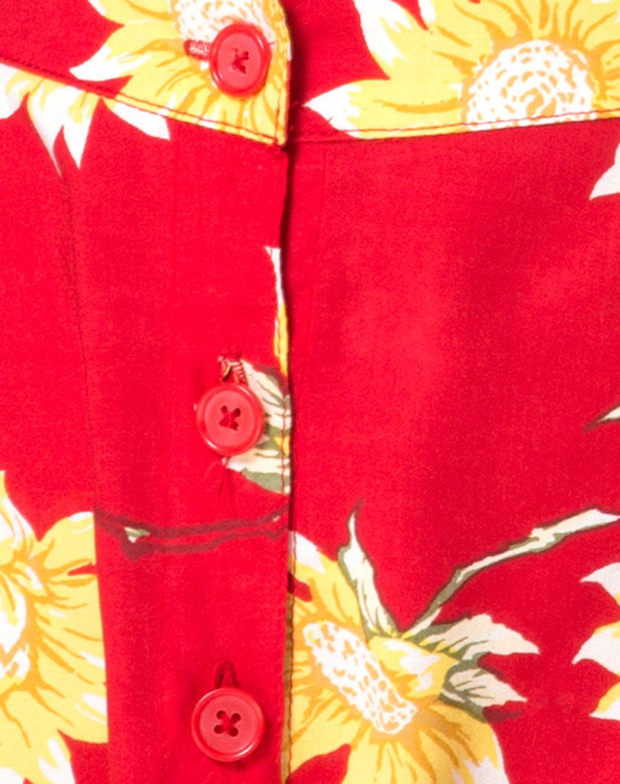 Bild von Andrea Skater Skirt in Sunny Days Rot