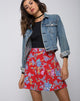 Bild von Andrea Skater Skirt in Vintage Fleur