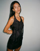 Bild von Anggi Mini Zip Up Dress in Parachute Black
