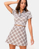 Bild von Annie Rock in Grunge Check Taupe