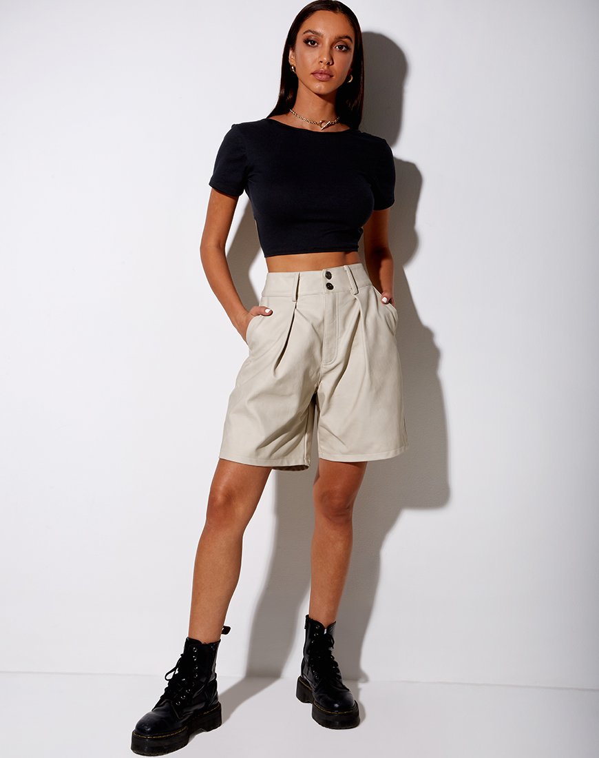 Bild von Ans Crop Top in Schwarz