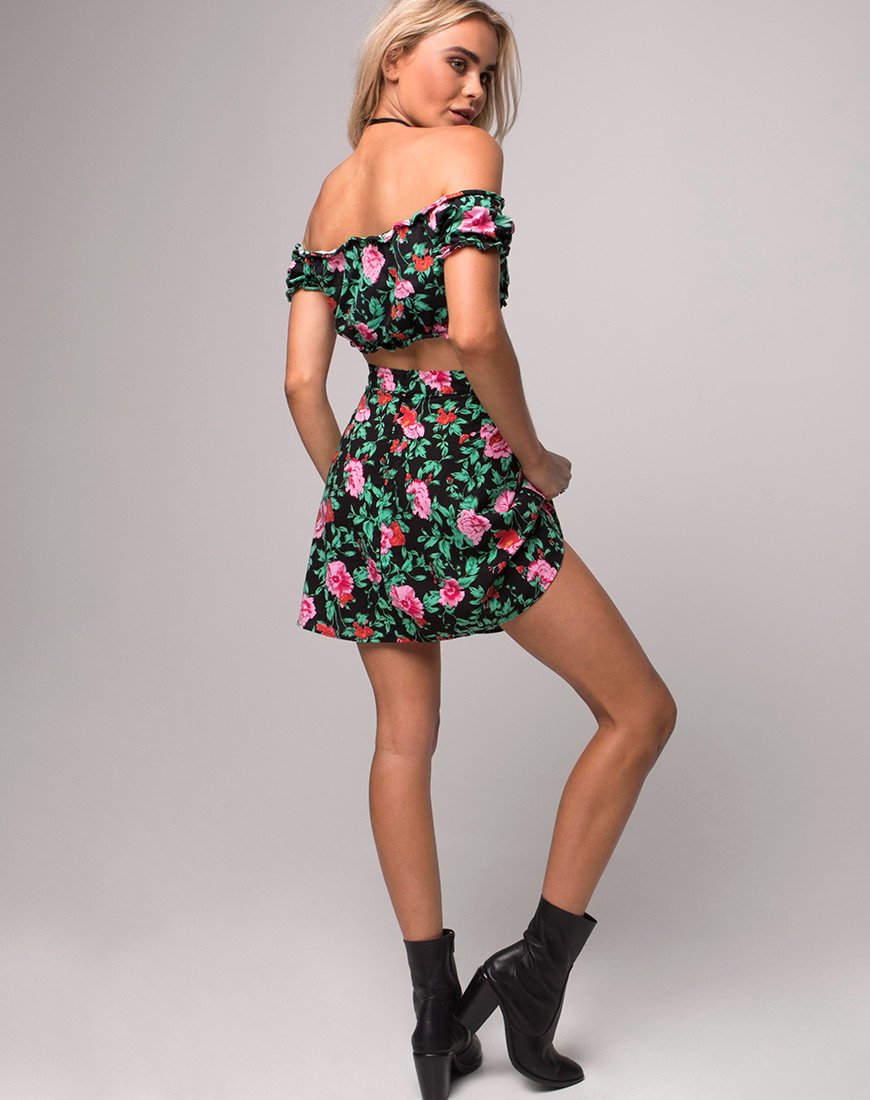 Bild von Antonia A-Linien-Rock in Flower Fling