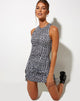 Image of Ardilla Bodycon Kleid in Wavey Hundezahn