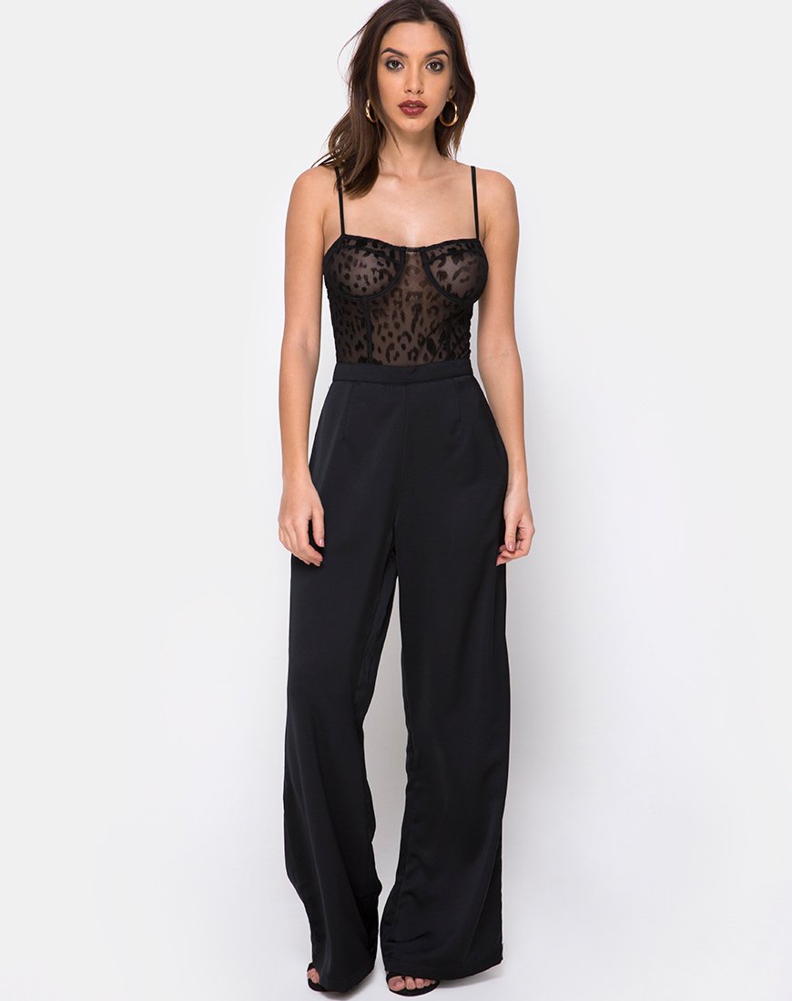 Bild von Ari Palazo Hose in Satin Schwarz