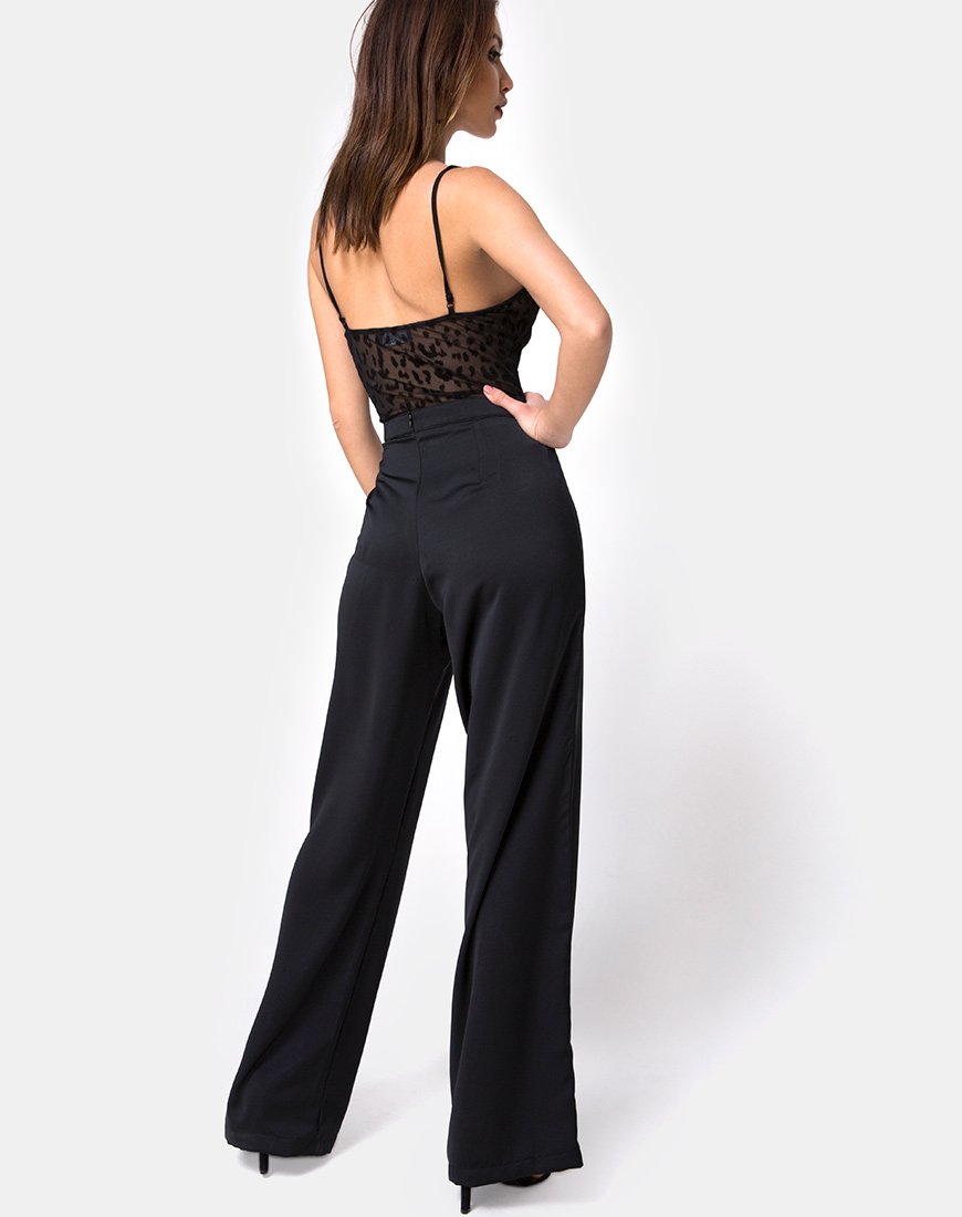Bild von Ari Palazo Hose in Satin Schwarz