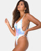 Image of Arines Badeanzug in Tie Dye Pastell