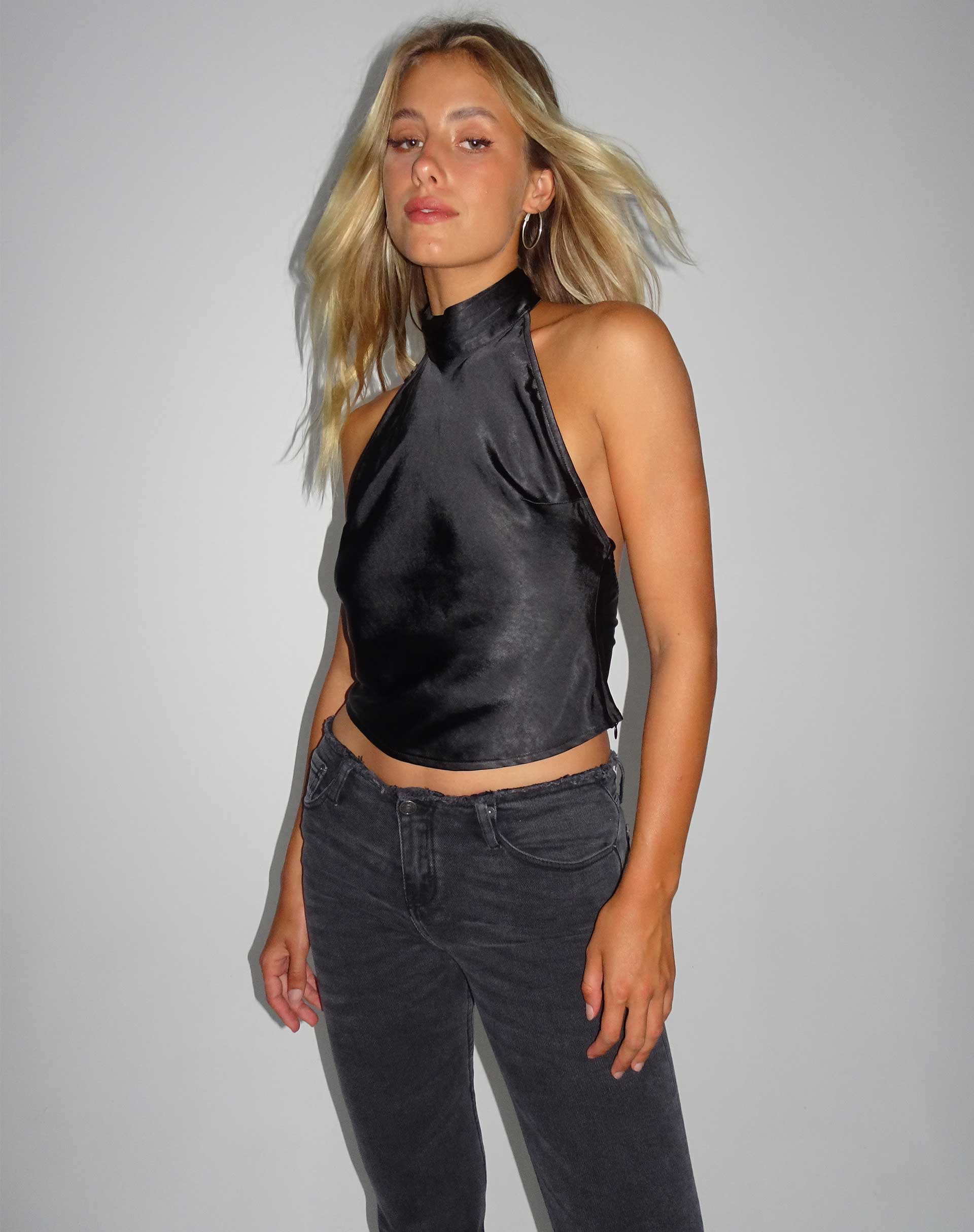 Abbildung von Ataina Top in Satin Black