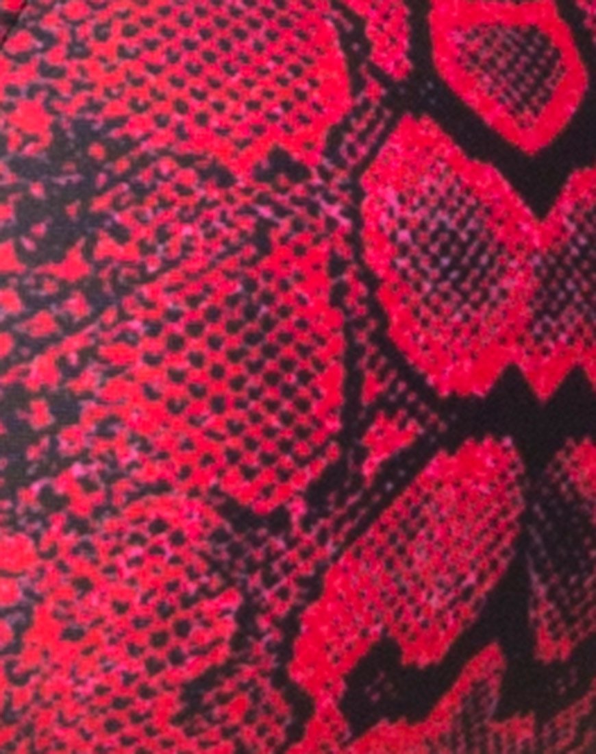 Bild von Ava Bikinioberteil in Red Snake