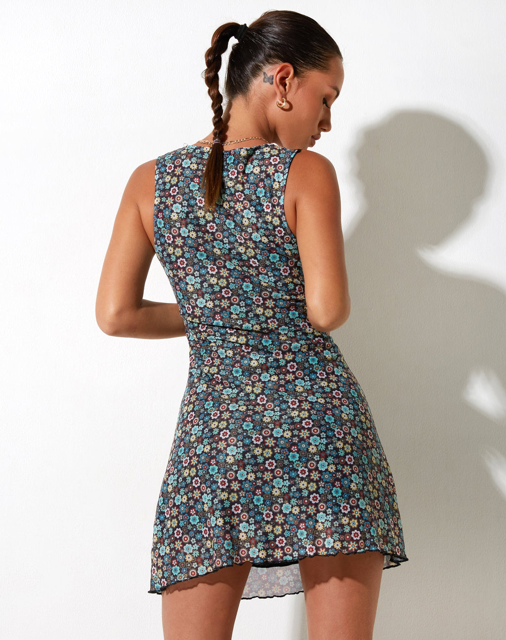 Avalie Minikleid in Folk Floral