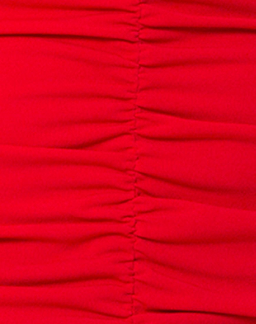 Bild von Azalea Off The Shoulder Kleid in Rot