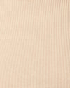 Azura Crop Top in Rippe Sand