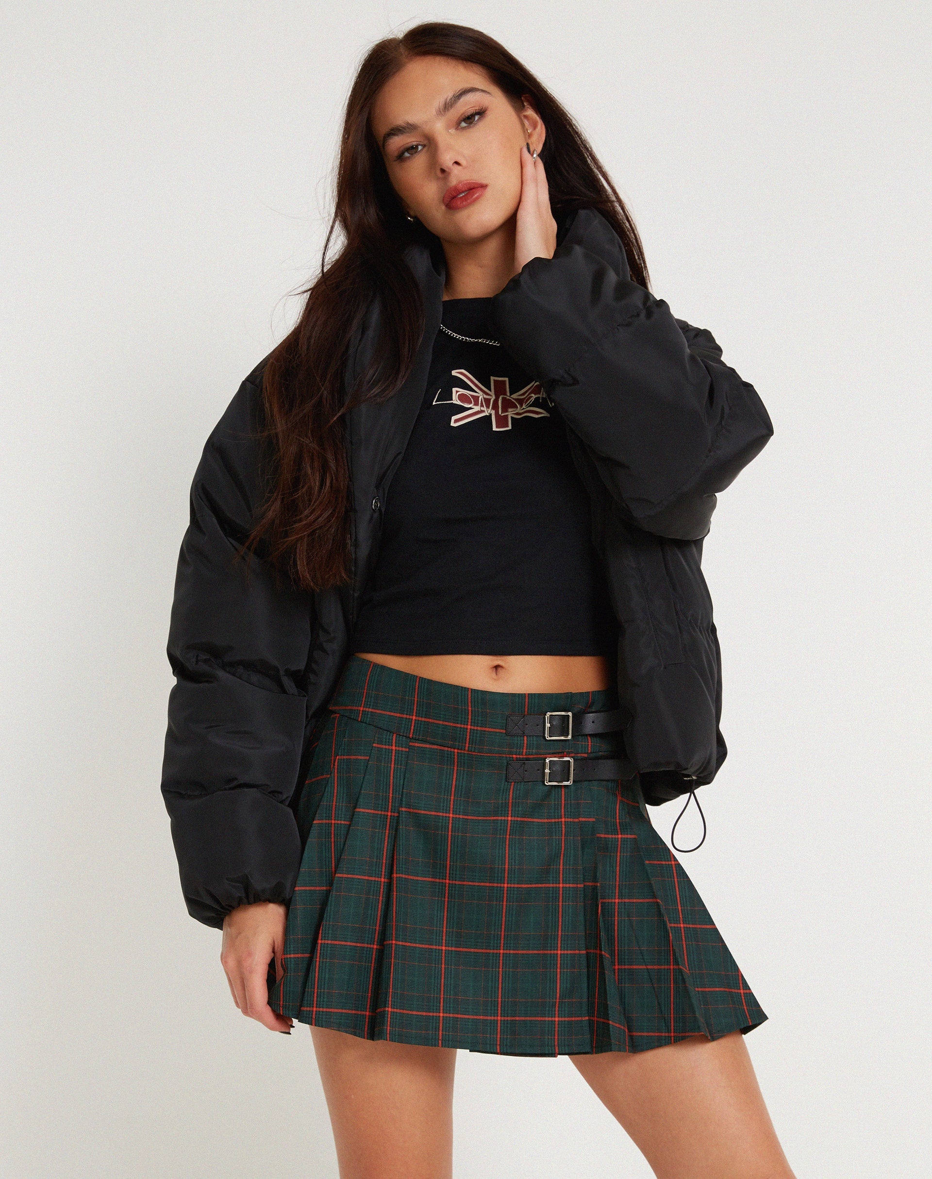 Bild von Skirza Skirt Tartans Green