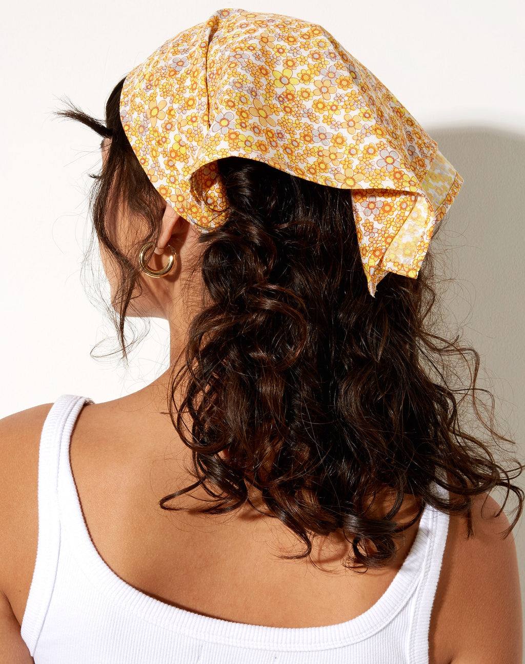 Bandana in Gartenblume Gelb