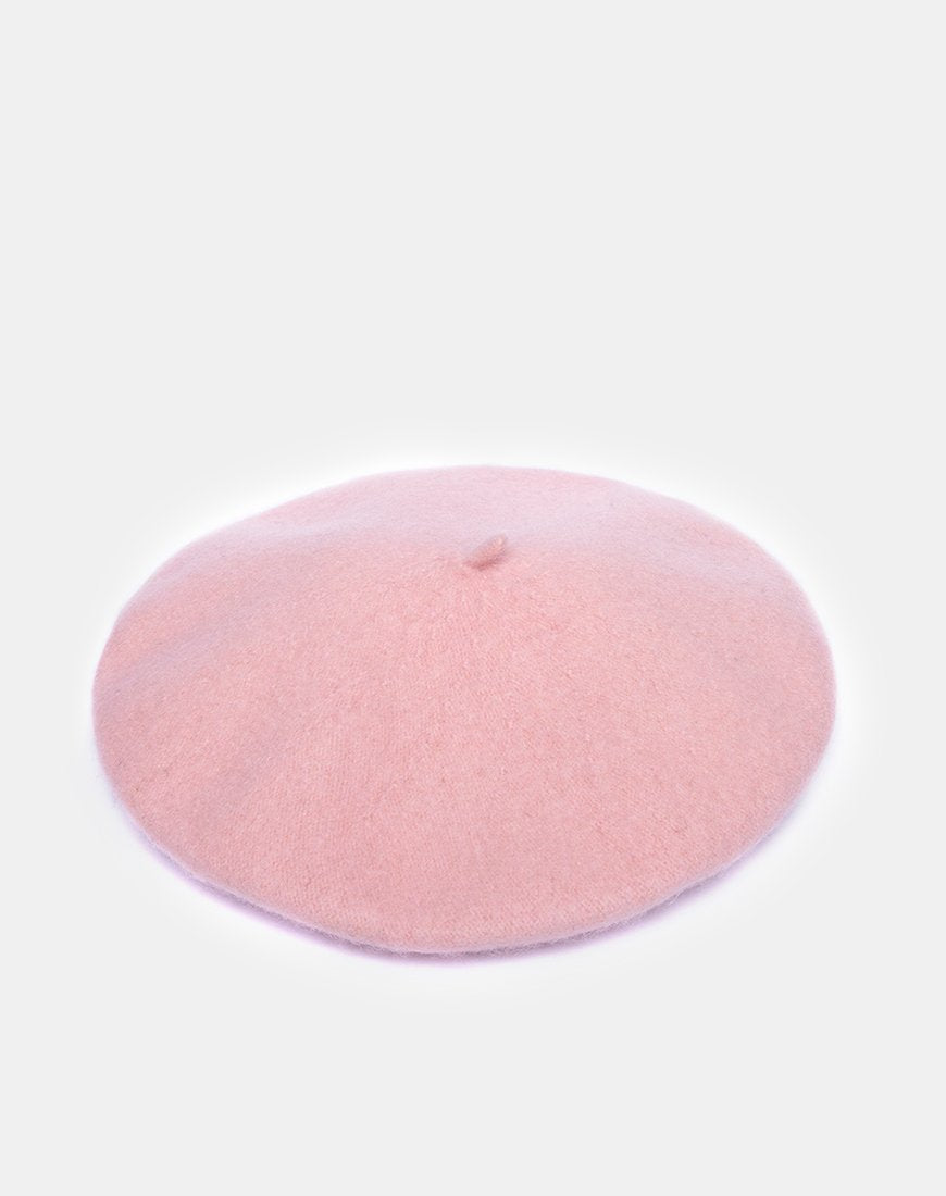 Image of Woll-Barett-Mütze in Babyrosa