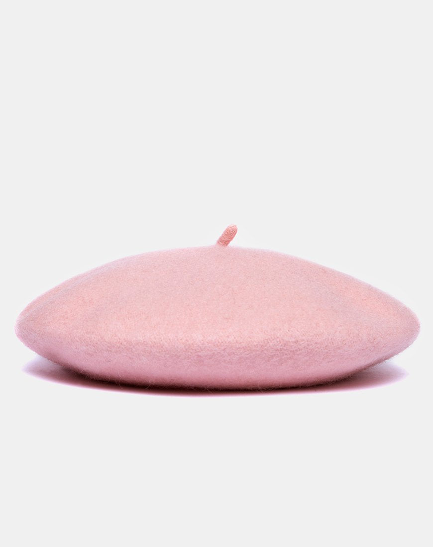 Image of Woll-Barett-Mütze in Babyrosa