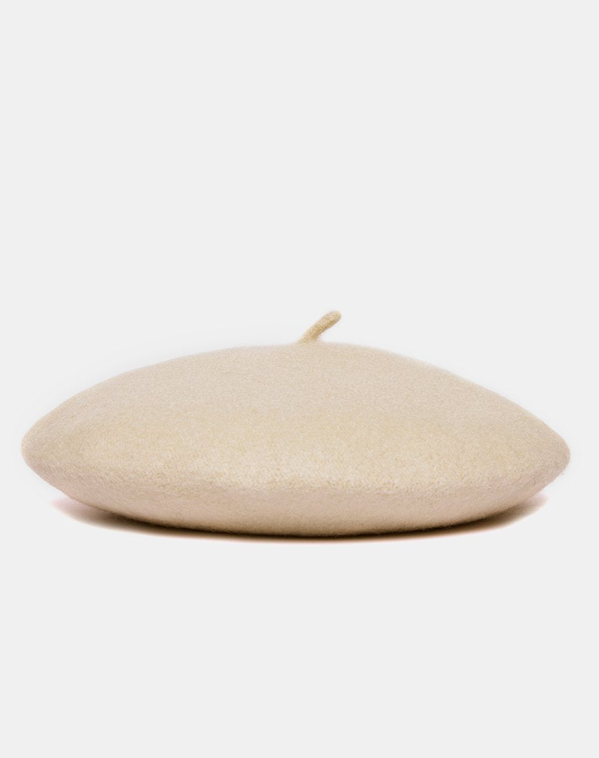 Image of Woll-Barett-Mütze in Taupe