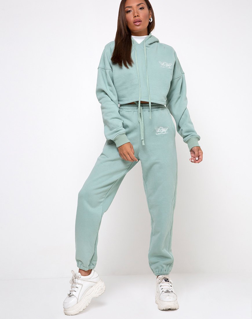 Bild von Roky Hoodie in Seafoam Angelo Embro