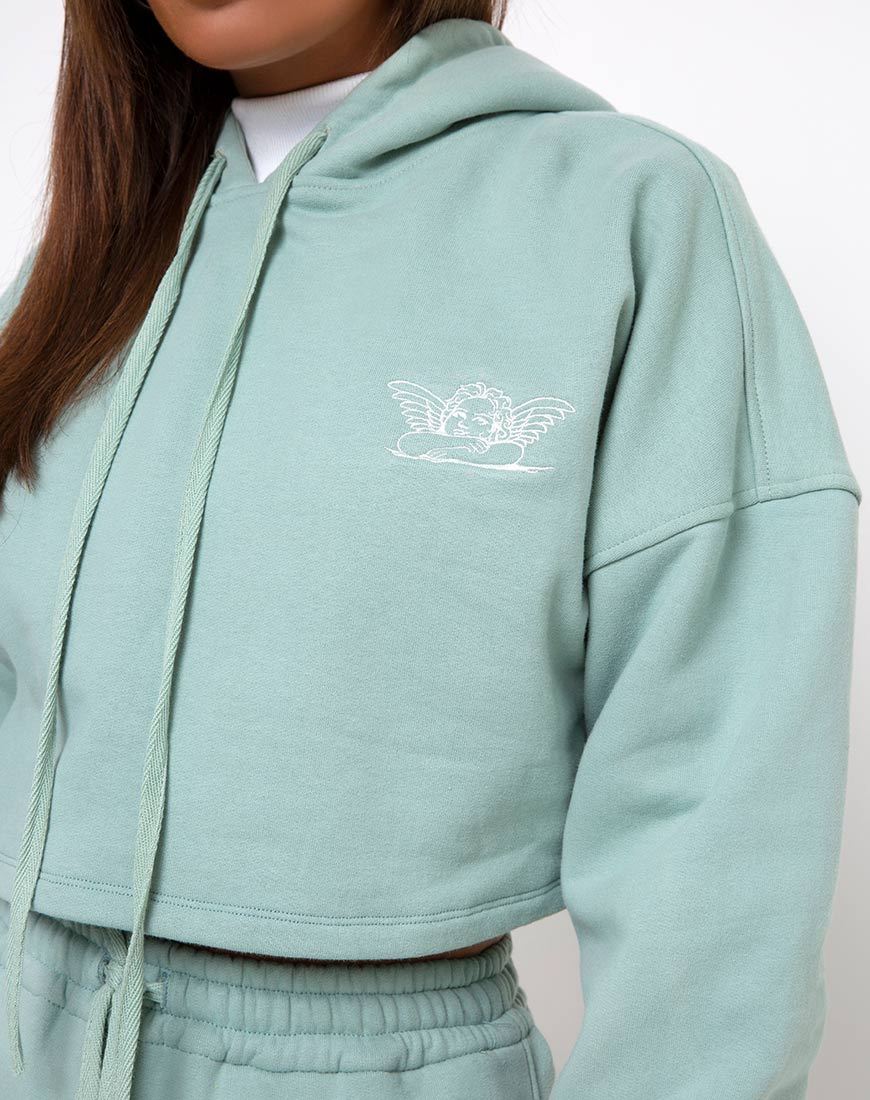 Bild von Roky Hoodie in Seafoam Angelo Embro