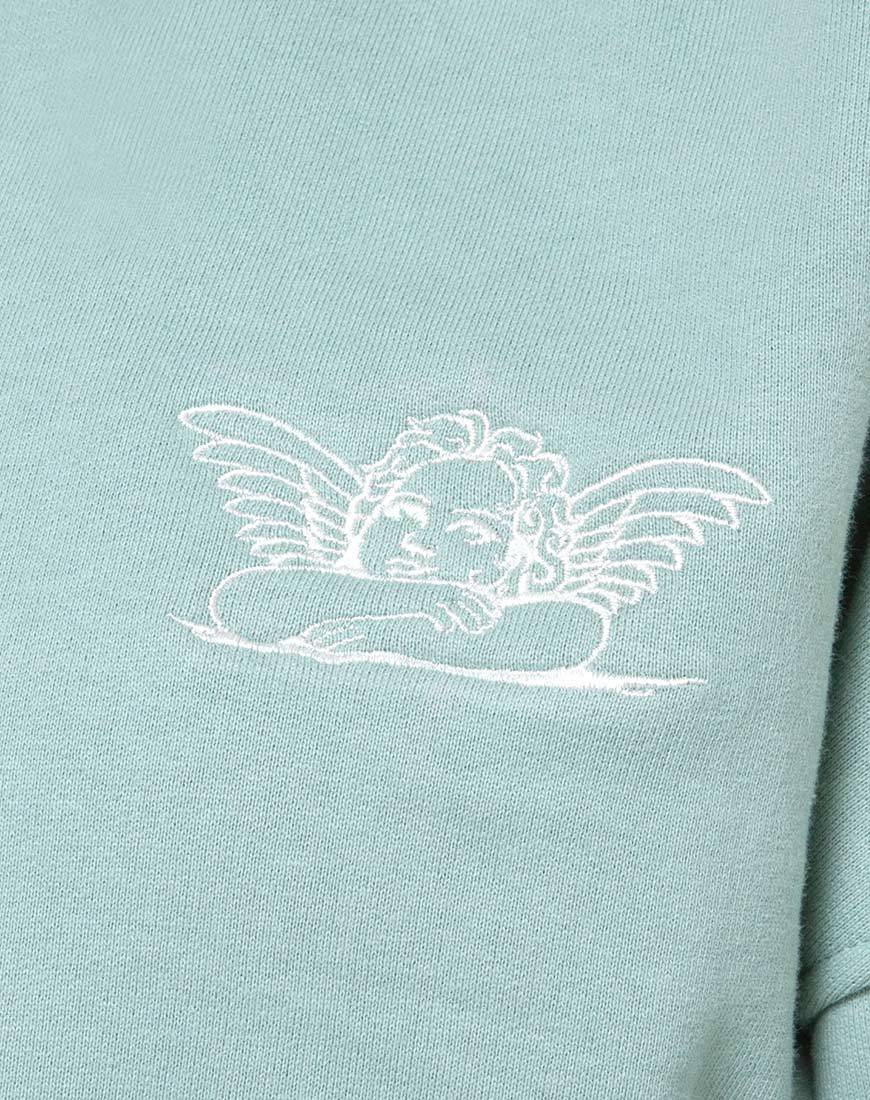 Bild von Roky Hoodie in Seafoam Angelo Embro