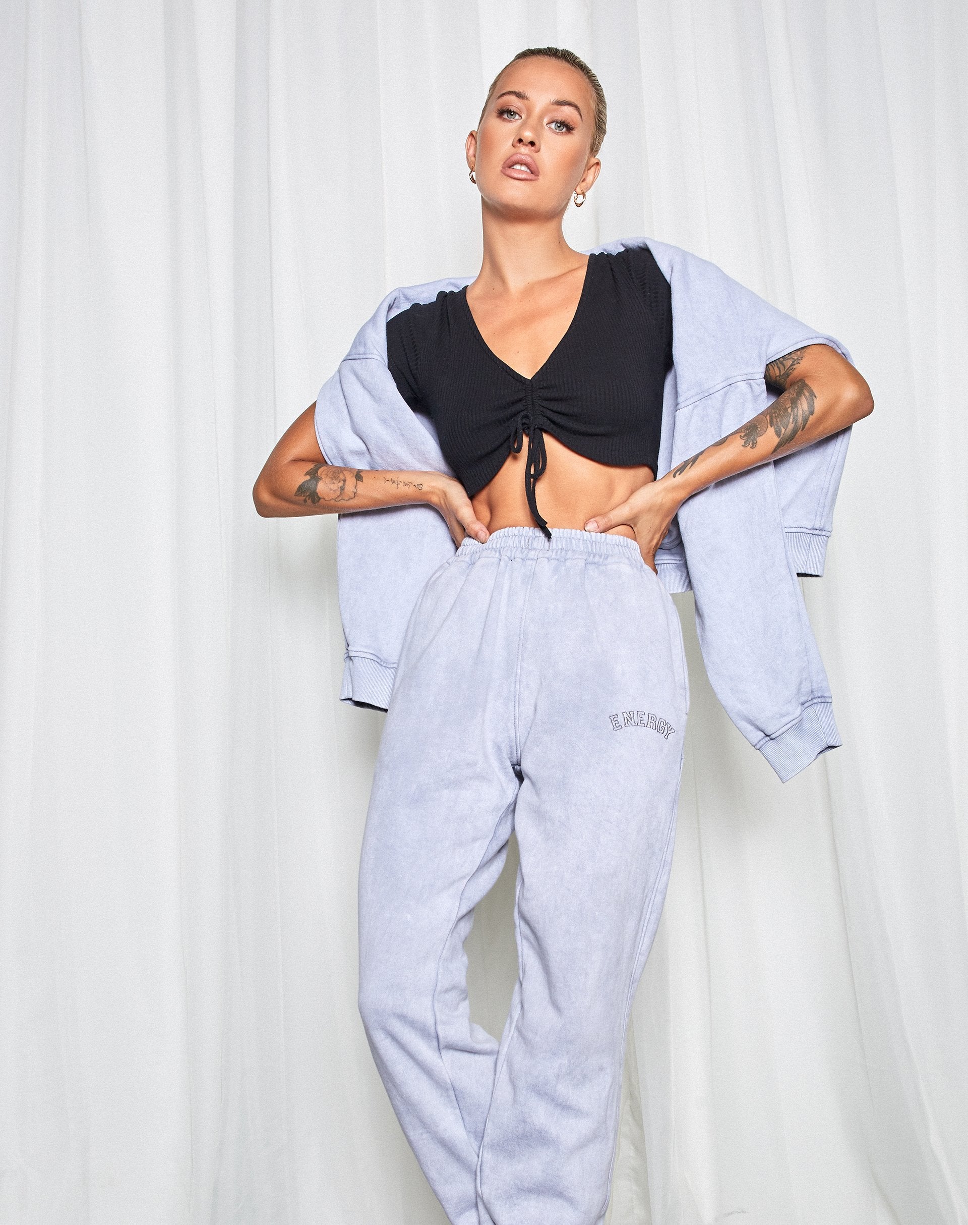 Bild von Basta Jogger in Silber Waschung Energy Embro