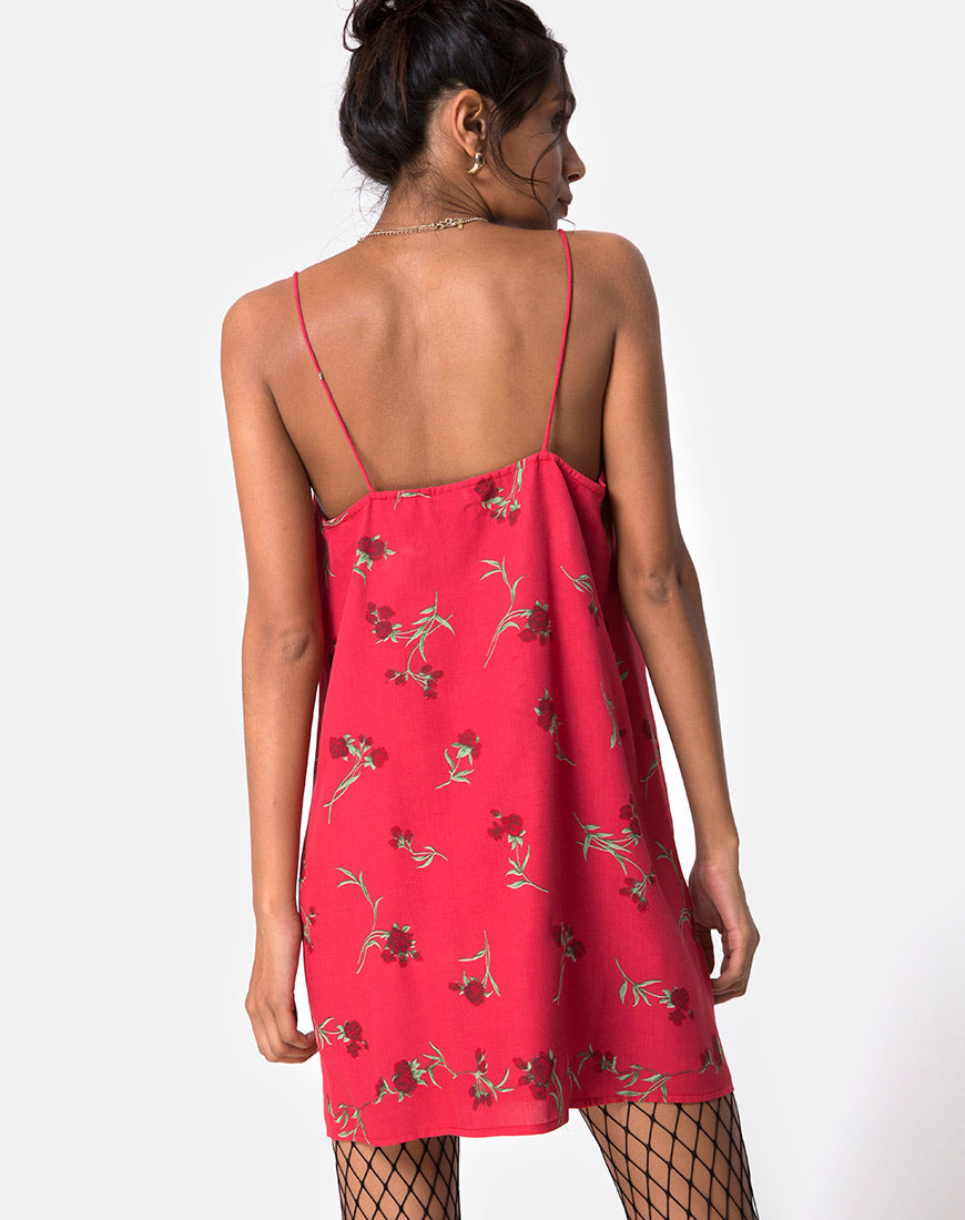 Bild von Batista Slip Dress in Rouge Rose Pink