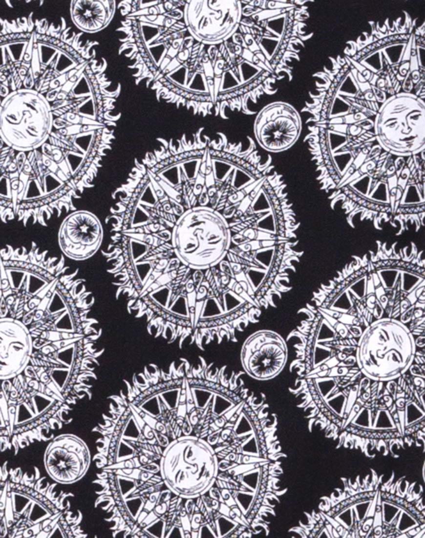 Image of Batis Maxikleid in Sonnenuhr Schwarz