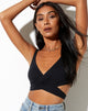 Bild von Baxter Crop Top in Schwarz