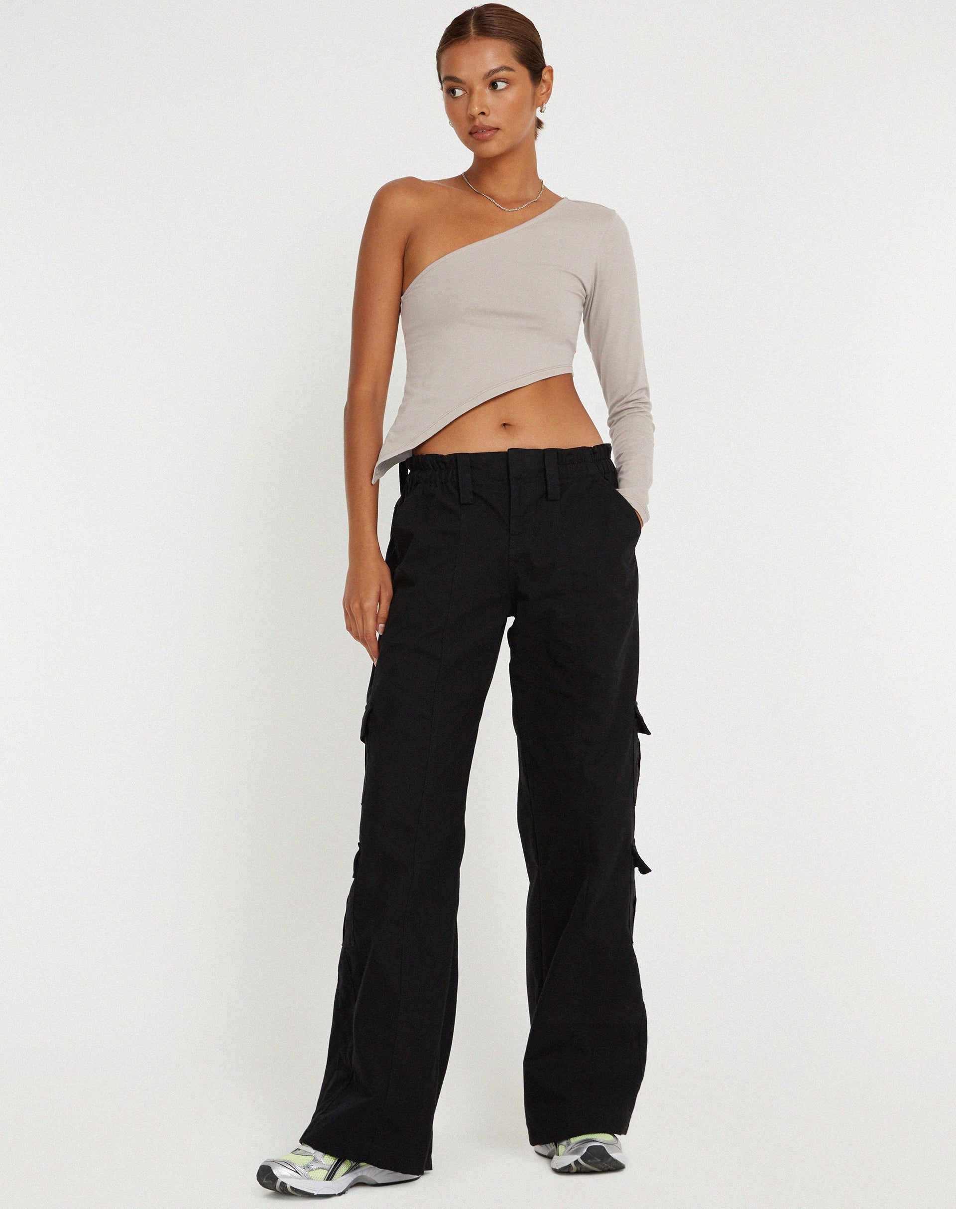 Image von Baylee Crop Top in Hafermilch