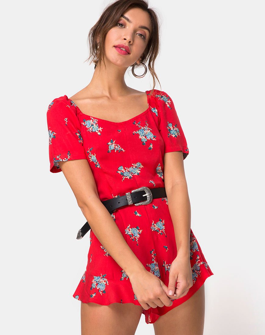 Bild von Bersho Playsuit in Soi Rose Red