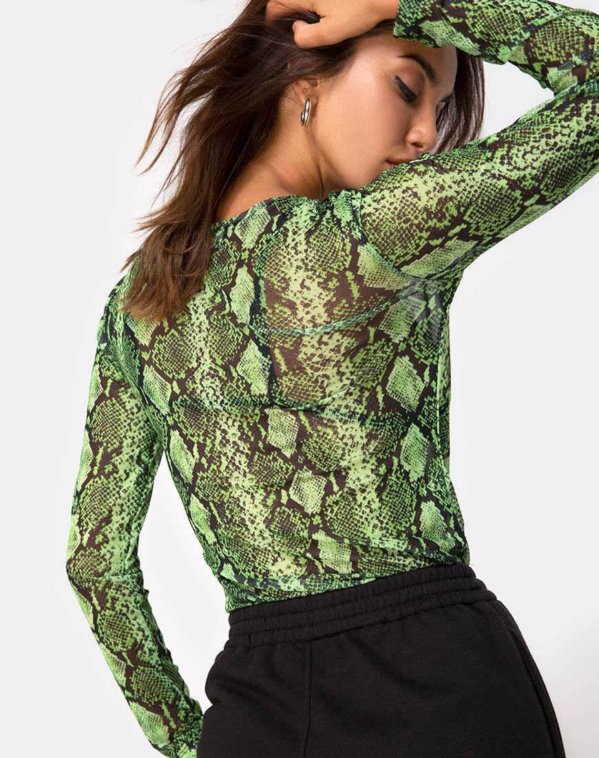 Betina Mieder aus Slime Lime Snake Mesh