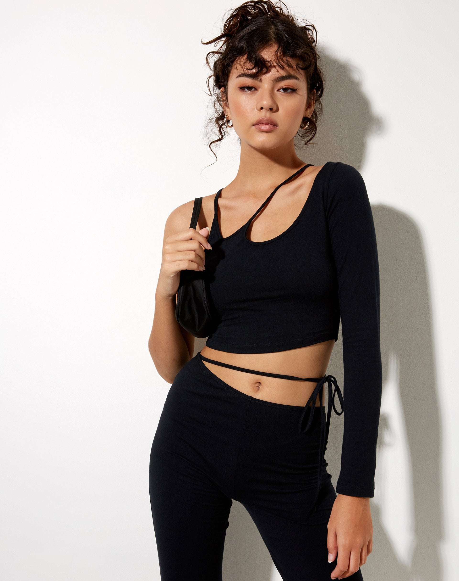Bild von Biase Crop Top in Schwarz