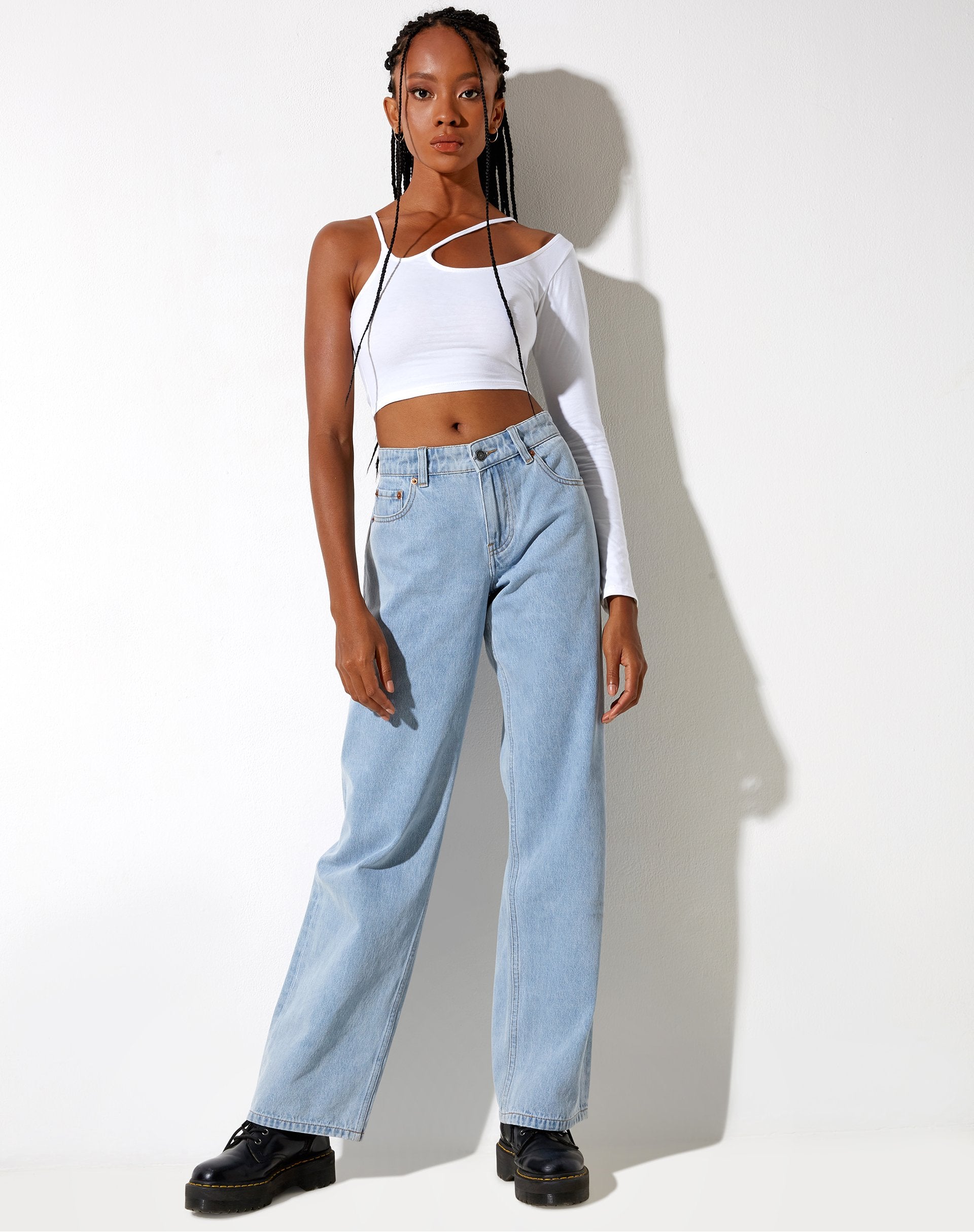 Bild von Biase Crop Top in Weiß