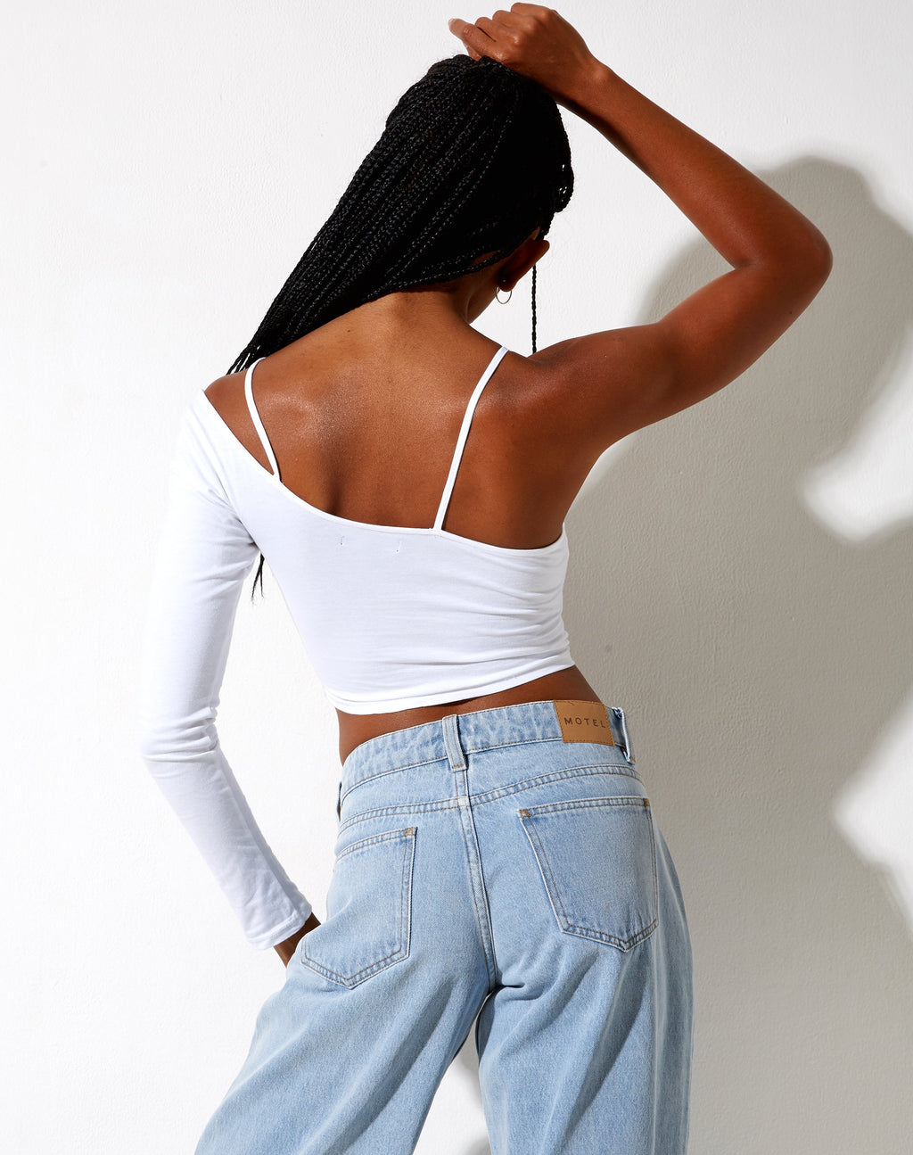 Biase Crop Top in Weiß