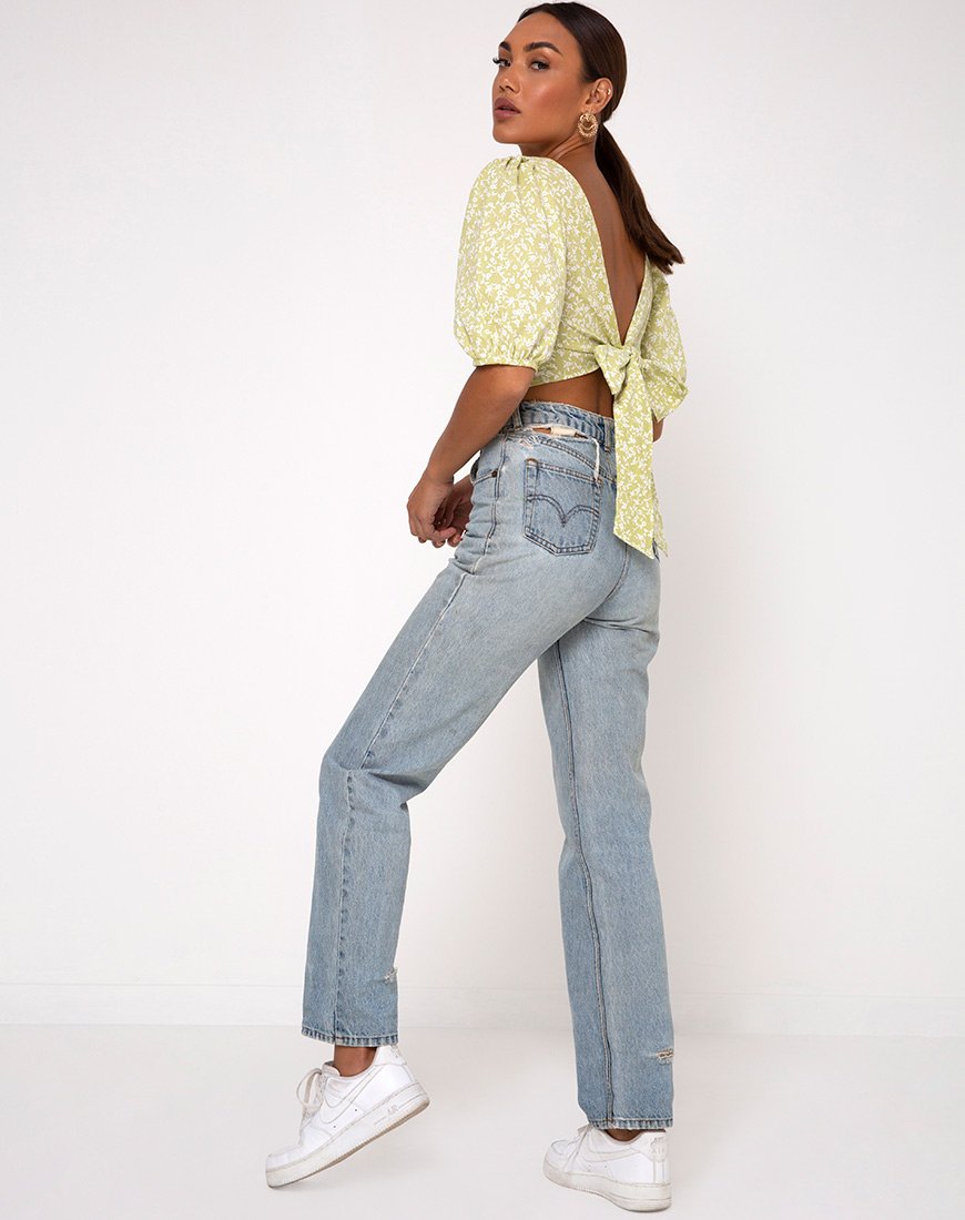Bild von Bija Crop Top in Botanic Mint Foam