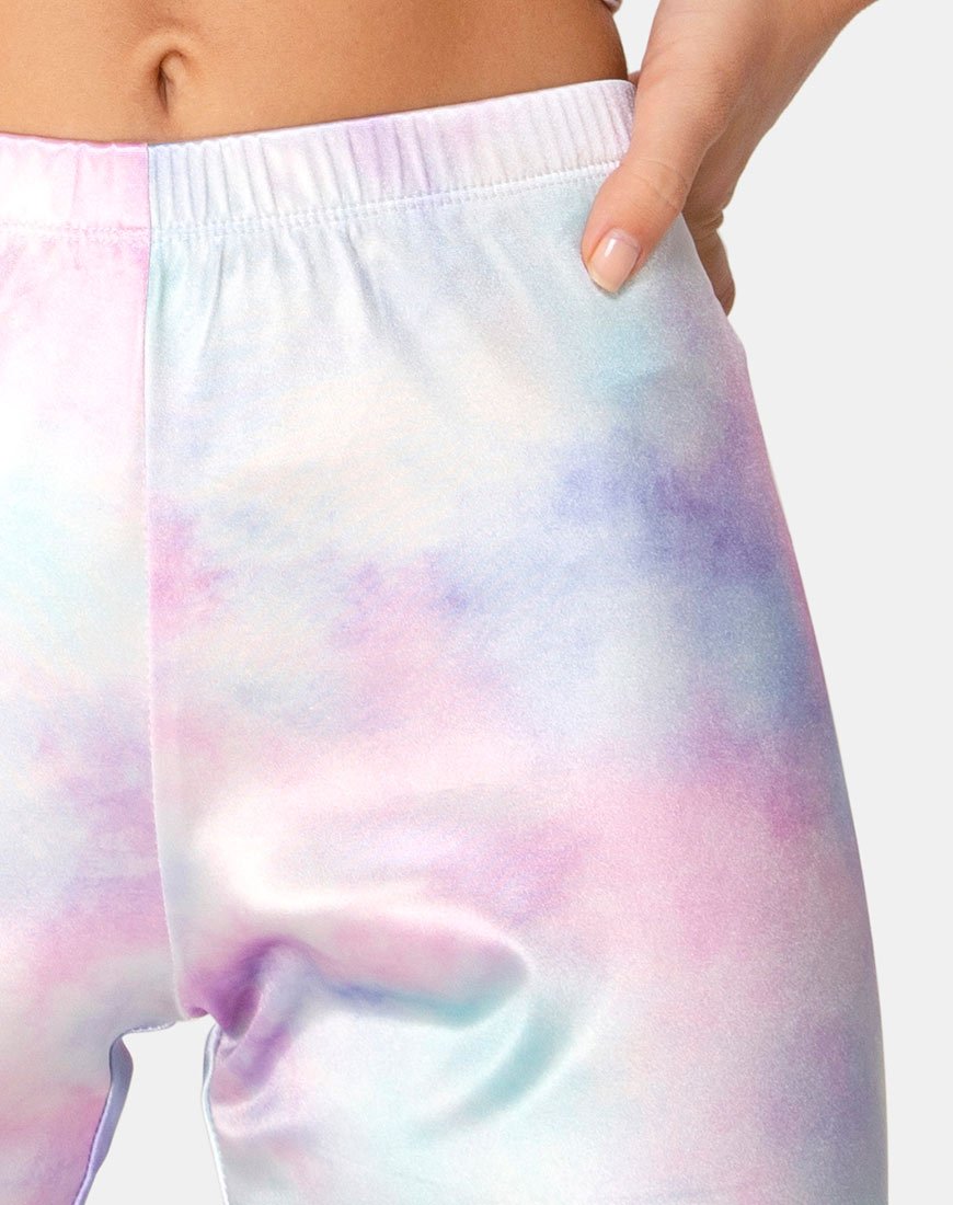 Image of Bike Short in Pastellfarbenem Tie Dye