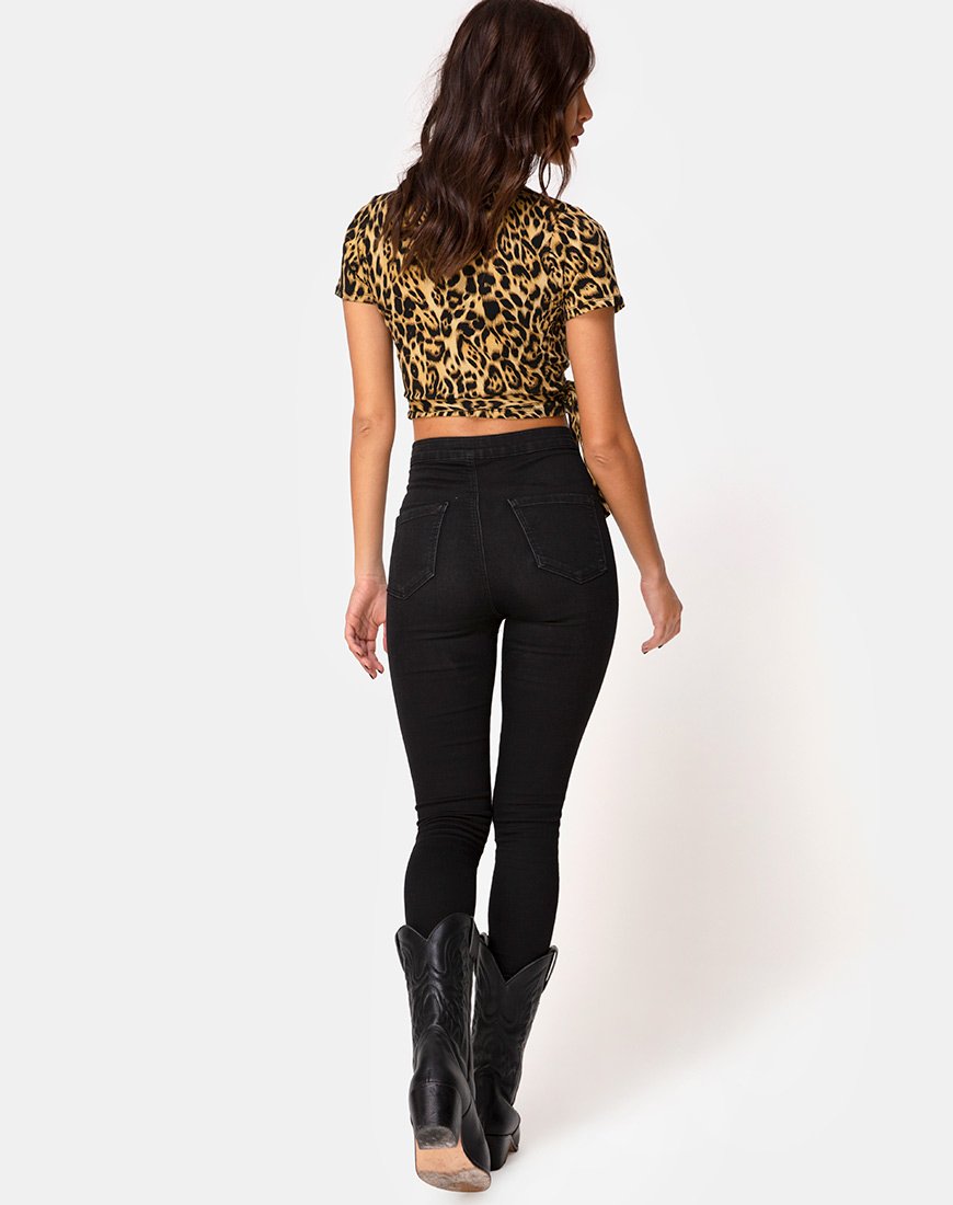 Bild von Bilen Crop Top in Leopard