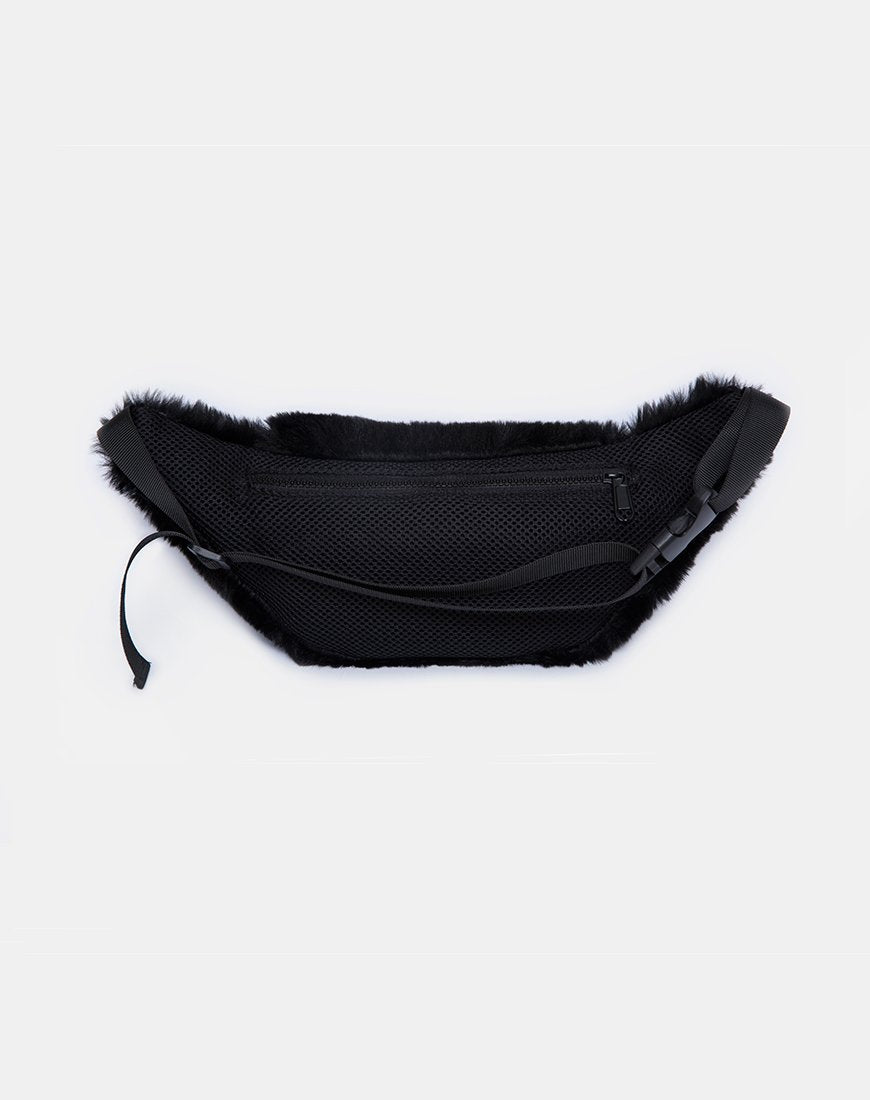Image of Gürteltasche aus Pelz Schwarz