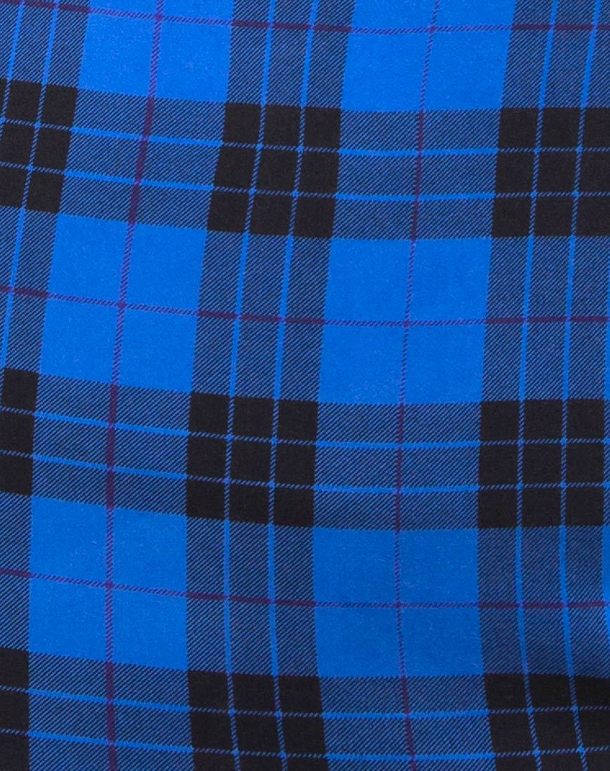 Image of Boco Minikleid in Tartan Blau