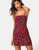 Bild von Boco Bodycon Kleid in Red Bloom