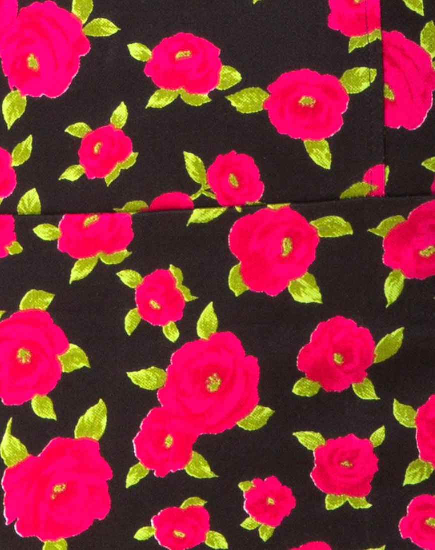 Bild von Boco Bodycon Kleid in Red Bloom
